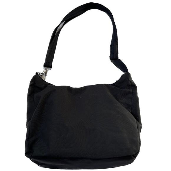 Tracker Anti Theft Crossbody Bag Travel Black 12" x 10" x 4.5 RFID slot - Picture 2 of 9